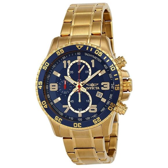 NWT Authentic Invicta Specialty Chronograph Blue Dial Men's Watch - Picture 1 of 4